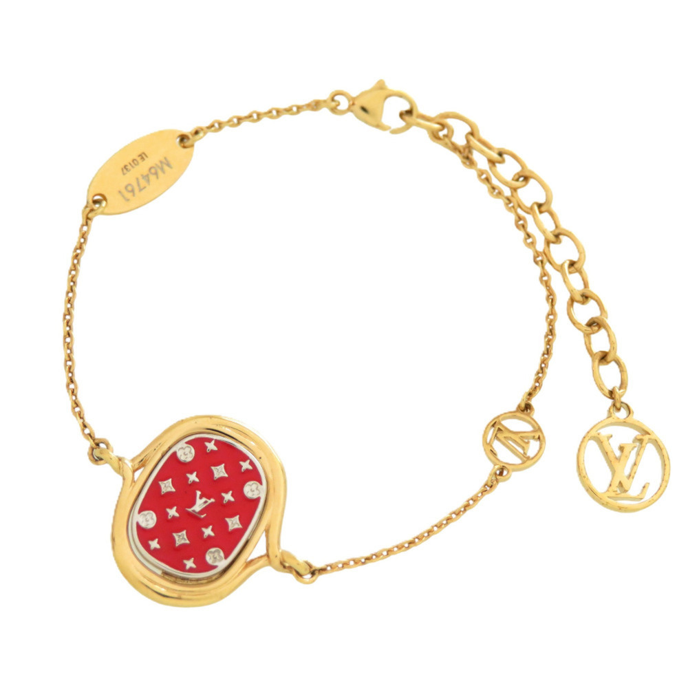 Louis Vuitton Bracelet Lady Lucky M64761 Metal Gold LV 0319 LOUIS VUITTON Wom...